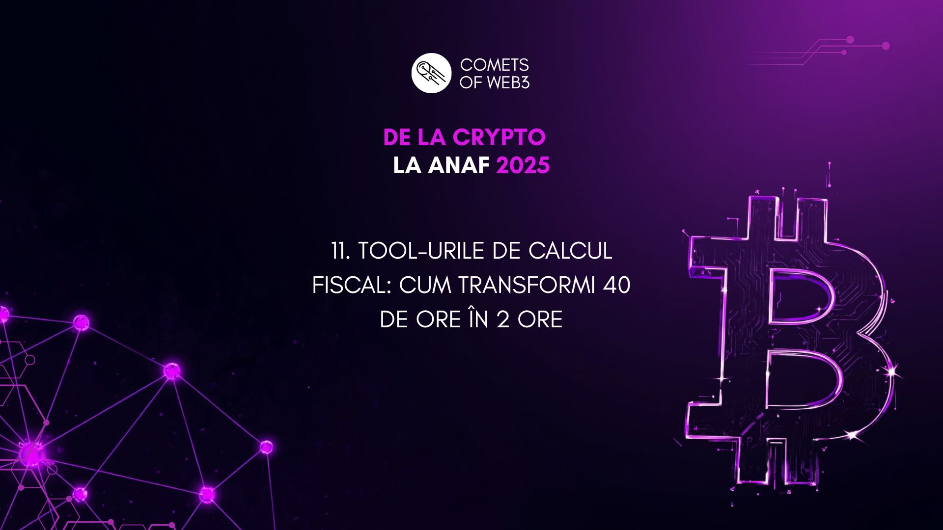 11. Tool-urile de calcul fiscal: Cum transformi 40 de ore în 2 ore